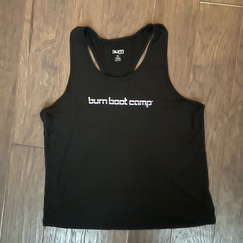 Burn Boot Camp Black Tank Top